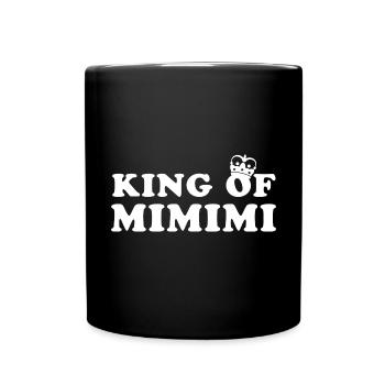 King of Mimimi - rumheulen Spruch - Tasse einfarbig - Schwarz - Vorne