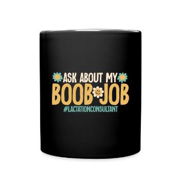 Lactation Consultant IBCLC - Full Colour Mug - black - Front