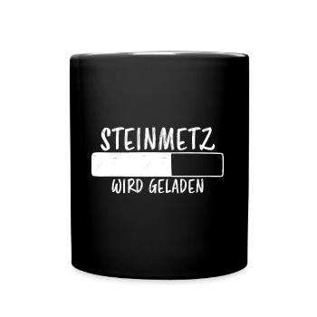 Steinmetz Spruch Beruf Lustiges Steinmetz Geschenk - Tasse einfarbig - Schwarz - Vorne