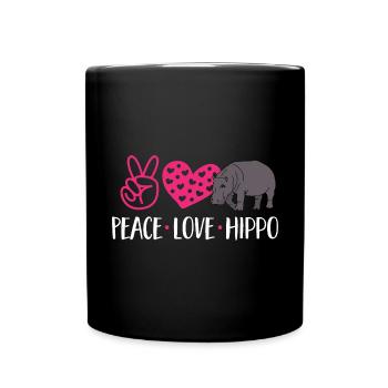 Hippopotame Hippopotame - Mug uni - noir - Devant