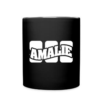 Cadeau pour Amalie - Mug uni - noir - Devant