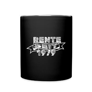 Rentner 1979 - Tasse einfarbig - Schwarz - Vorne
