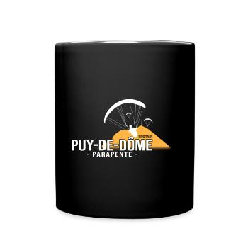 Parapente parapentiste puy de dôme spot parapente - Mug uni - noir - Devant