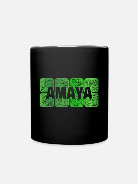 Amaya - Tasse einfarbig - Schwarz
