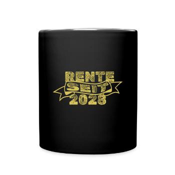 2028 - Tasse einfarbig - Schwarz - Vorne