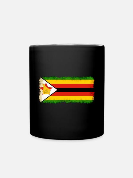 Geschenk für Simbabwe - Tasse einfarbig - Schwarz