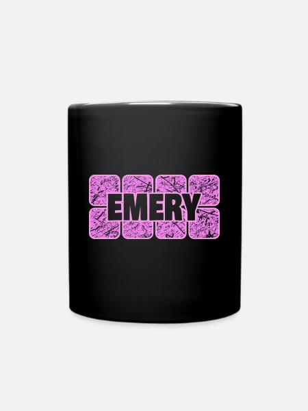 Ehefrau Emery - Tasse einfarbig - Schwarz