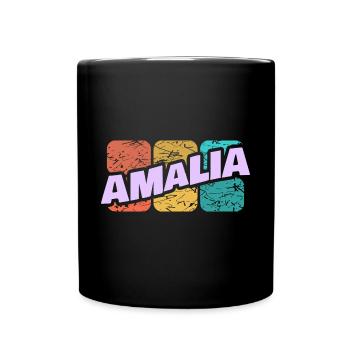 Amalia Amalia - Tasse einfarbig - Schwarz - Vorne