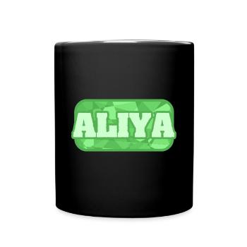 Gift for Aliya - Full Colour Mug - black - Front