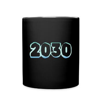 2030 - Full Colour Mug - black - Front