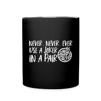 Cadeau pour les fans de Mahjong - Mug uni - noir - Devant