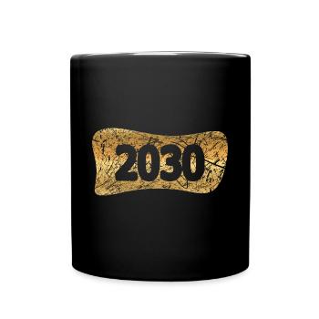 Gold Bar 2030 - Full Colour Mug - black - Front