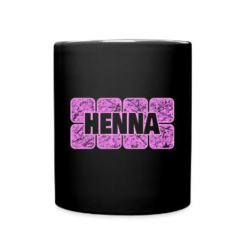 Wife Henna - Full Colour Mug - black - Front