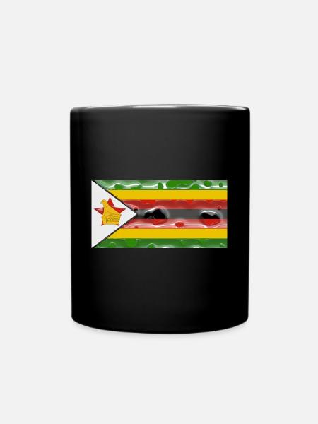 Simbabwe - Tasse einfarbig - Schwarz