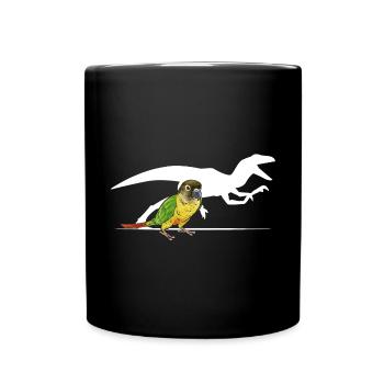 Molina Parakeet Parrot Bird Parakeet - Full Colour Mug - black - Front