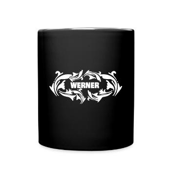 Nom : Werner - Mug uni - noir - Devant
