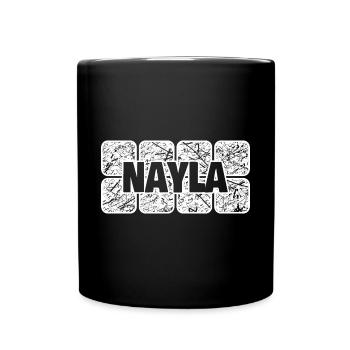Cadeau pour Nayla - Mug uni - noir - Devant