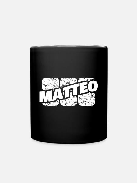 Matteo Matteo - Tasse einfarbig - Schwarz