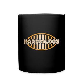 Emploi Cardiologie - Mug uni - noir - Devant