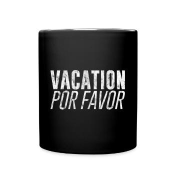Vacances par Favor 3 - Mug uni - noir - Devant