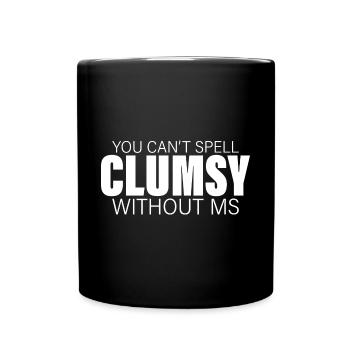 Vous ne pouvez pas épeler maladroit sans SEP - Mug uni - noir - Devant
