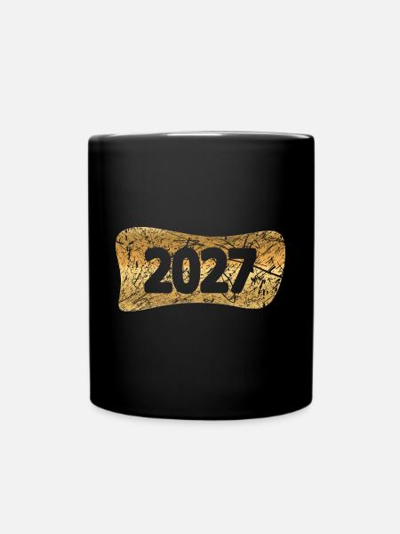 2027 - Tasse einfarbig - Schwarz