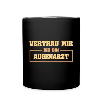 Ophtalmologiste drôle - Mug uni - noir - Devant