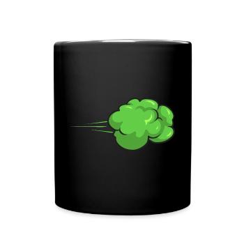 fart farting farting farting - Full Colour Mug - black - Front
