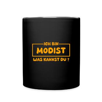 Le métier de modiste - Mug uni - noir - Devant
