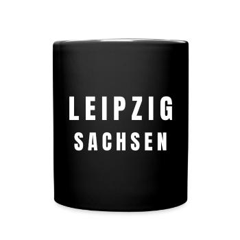 Leipzig, Saxony - Full Colour Mug - black - Front