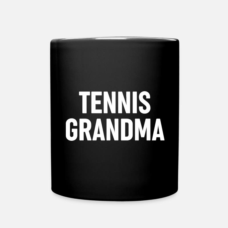 Mamie de tennis - Mug uni - noir