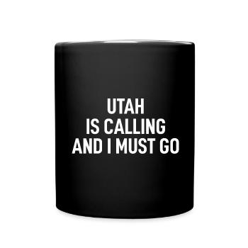 L’Utah m’appelle et je dois y aller amoureux de l’Utah - Mug uni - noir - Devant