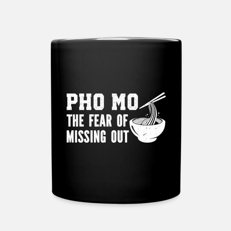 Drôle Pho Soupe Vietnamienne Pho - Mug uni - noir