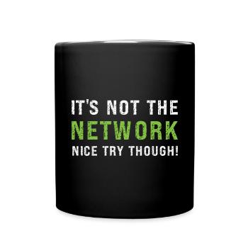 Administrateur réseau Ingénieur réseau - Mug uni - noir - Devant