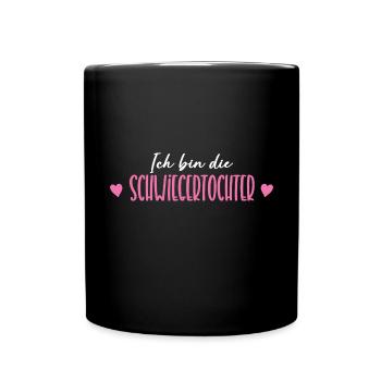 Schwiegertochter Braut Junggesellinnenabschied - Tasse einfarbig - Schwarz - Vorne