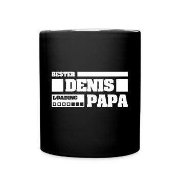 Denis comme prénom - Mug uni - noir - Devant
