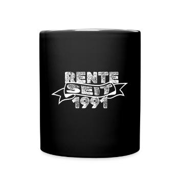 Rente 1991 - Mug uni - noir - Devant