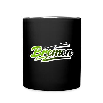 Brême - Mug uni - noir - Devant