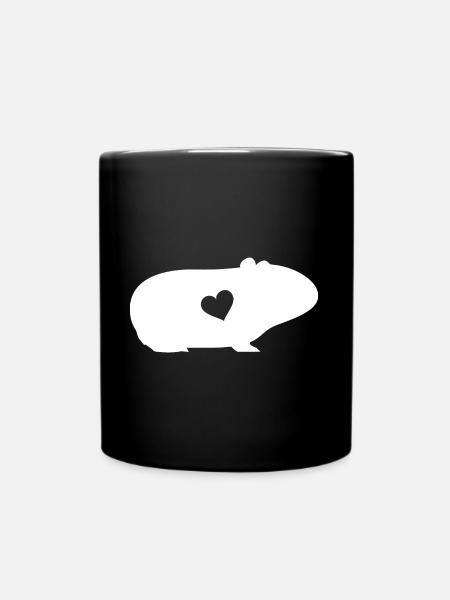 Cochon d'Inde Rongeur Cochon d'Inde - Mug uni - noir