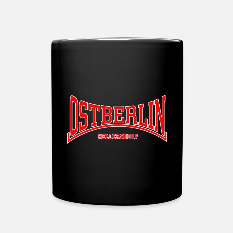 Ostberlin Hellersdorf - Tasse einfarbig - Schwarz