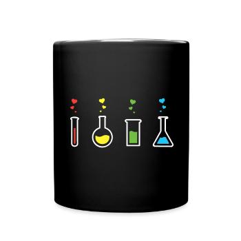 Chemistry In Love - Full Colour Mug - black - Front