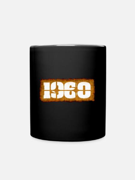 1960 - Tasse einfarbig - Schwarz