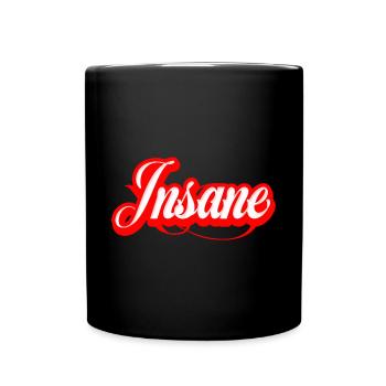 fou fou fou fou fou fou fou fou psycho wahnsin - Mug uni - noir - Devant