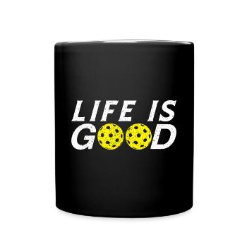 Pickleball - Mug uni - noir - Devant