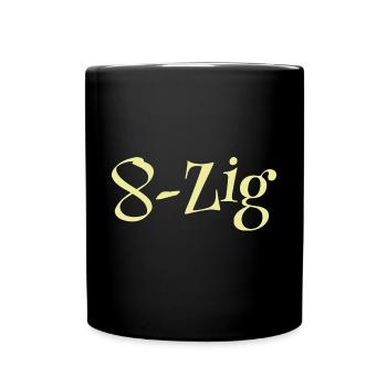 Runder Geburtstag 80 80 Geburtstag - Tasse einfarbig - Schwarz - Vorne