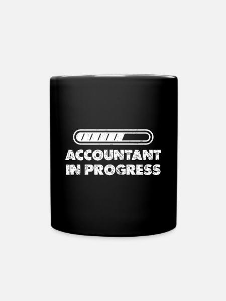 Buchhalter in Arbeit Finanzen Buchhaltung Liebhabe - Tasse einfarbig - Schwarz