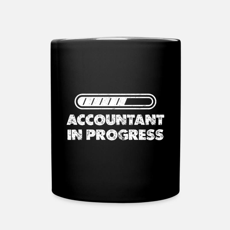 Buchhalter in Arbeit Finanzen Buchhaltung Liebhabe - Tasse einfarbig - Schwarz