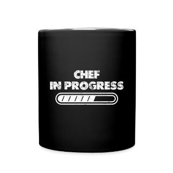 Chef en cours Cuisinier Restaurant Amateurs de cuisine - Mug uni - noir - Devant