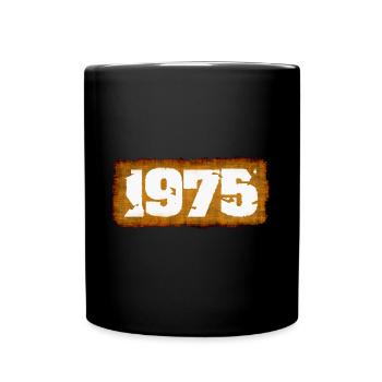 1975 - Tasse einfarbig - Schwarz - Vorne