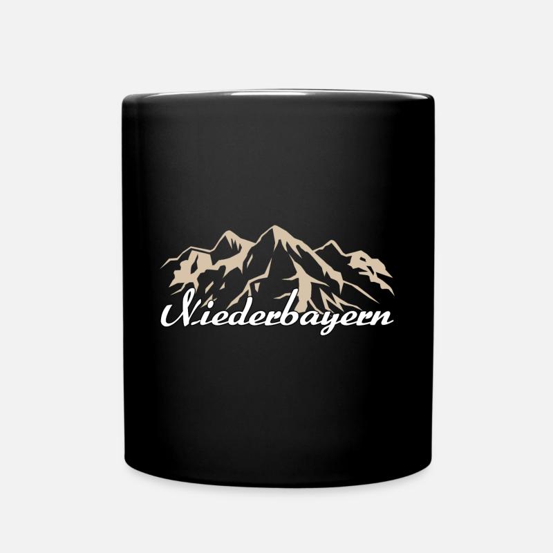 Niederbayern bayern Heimat Geschenk - Tasse einfarbig - Schwarz